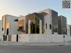 Luxury villa in Al-Haliyo 2 – 6 master bedrooms with a majlis, two living rooms, a modern kitchen,