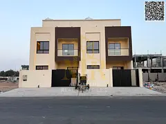 Villa in Al-Haliyo 2 - 4 master bedrooms with two floors, a roof, and a spacious building area