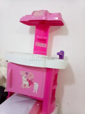Kids pink kitchen set toy