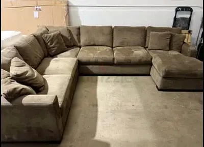 Cratebarrel Axis u shape sofa