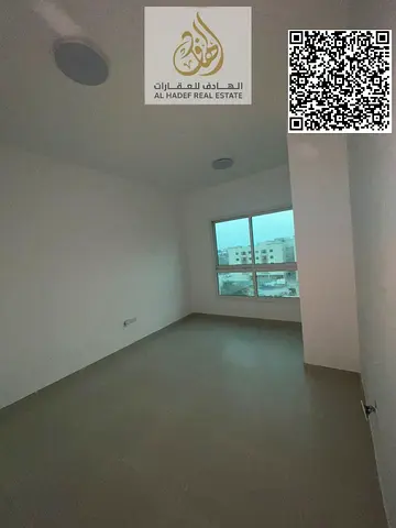 غرفتين وصاله مع بالكون ثلاثه  حمام المويهات امام مدارس الشويفات واكاديمية عجمان ومستشفى الالمانى السعودى
