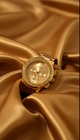 Elegant Gold Chronograph Watch