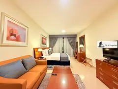 Fully furnished Studio || Includes All Bills || Balcony and Car Parking
