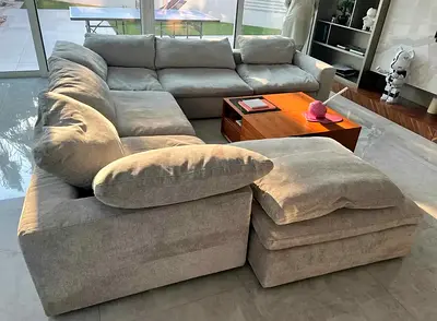 Pan Emirates Pianca corner modular sofa