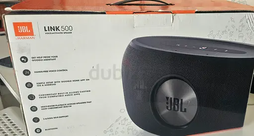 JBL Link 500 Voice-Activated Speaker - Black