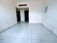 Spacious 1BHK close to road with central AC and 6 cheque payment