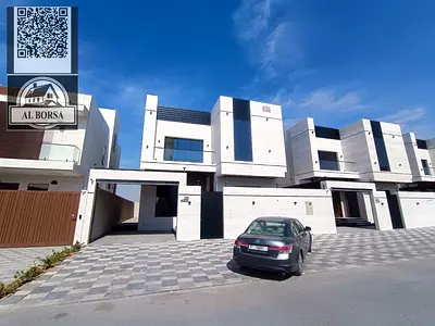 For rent in Al-Haliyo 2, a villa with 5 master bedrooms, a majlis, a living room, a maid's room, and a spacious kitchen.