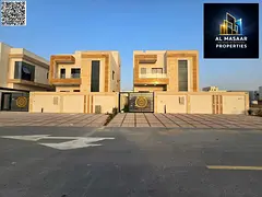 Luxury villa for sale, including registration and ownership fees, near Al Safir Mall. Features a pri