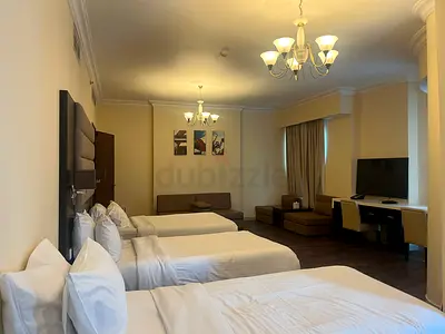 Bedspace in hotel apartment outside financial center metro