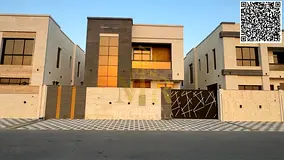 Luxury villa in Al Yasmin – 5 master bedrooms with majlis, living room, kitchen and maid's roo
