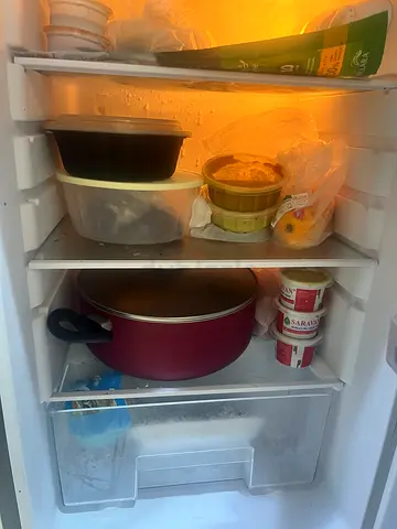 Compact Refrigerator with Freezer Section