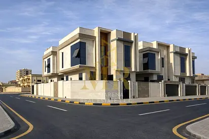 فيلا منطقة الروضه 1 زاوية شارعين تكييف مركزي 5 غرف نوم ماستر امام مسجد تصميم عصري، قريب جميع الخدمات ، تشطيب راقي اغتنمها