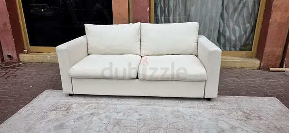 IKEA vimle two seater sofa bed Beige Good condition