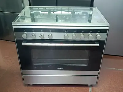 Siemens five burner full gas cooker size 90cm price 1200