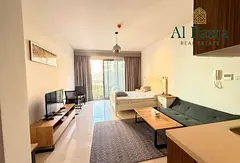 Premium furnished studio apartment for rent in Uptown Al Zahia sharjah | elegant interior | ready to
