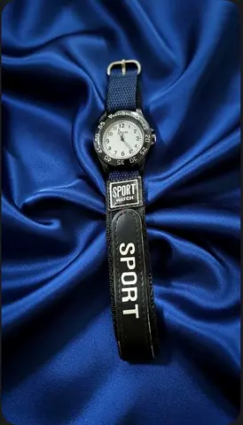 Sport Watch with Blue Strap