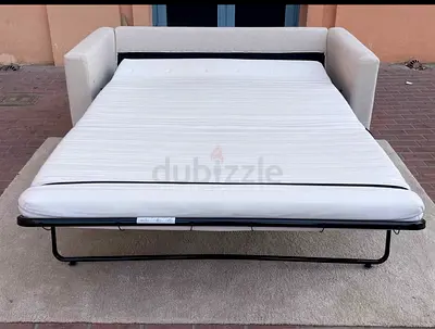 IKEA vimle Two Seater Sofa Bed Beige Excellent Condition