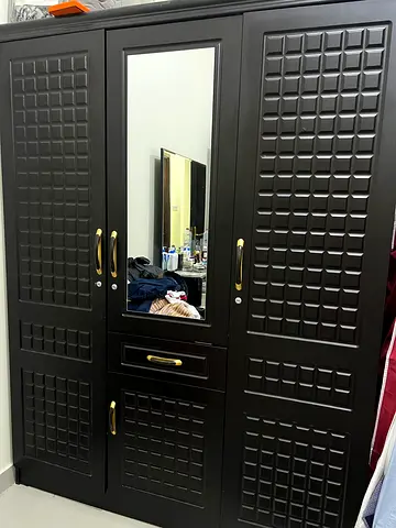 Spacious and Stylish Wardrobe with Mirror