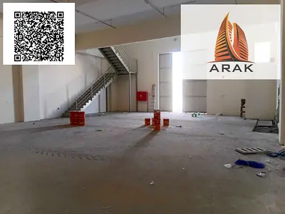 For annual rent: Warehouse in Al Jurf Industrial 3 with a total area of 4,000 sq.ft.