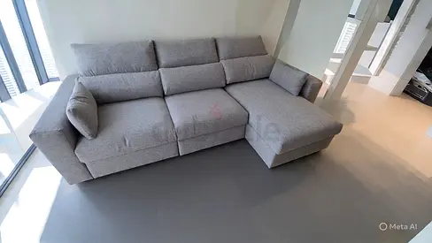 Ikea eskilstuna L shape sofa under storage