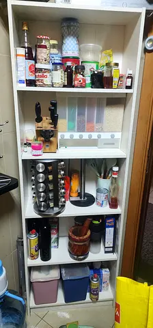 White open kitchen pantry cabinet - used in my kitchen