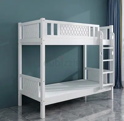 Stylish White Bunk Bed for Kids