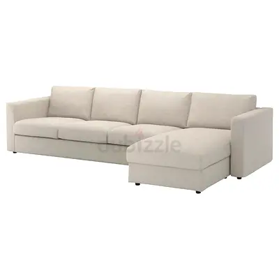 Comfortable Modern Sofa with Chaise Lounge