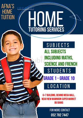 HOME TUITION NEAR MEGA MALL SHARJAH