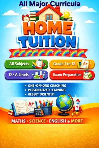 All Subjects Home Tuition – Face-to-Face Classes