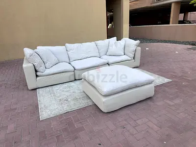 The loom collection feather filled Modular sofa