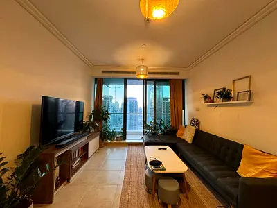 SEMI FURNISHED 1BED + STORE JUST 80K FULL LAKE VIEW