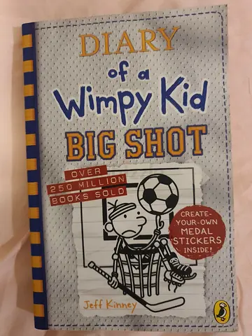 Diary of a Wimpy Kid: Big Shot by Jeff Kinney - Childrens book, good used condition