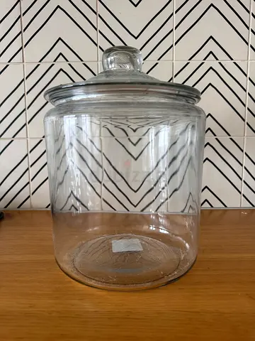 Clear Glass Storage Jar 1 gallon/ 3.8 litre