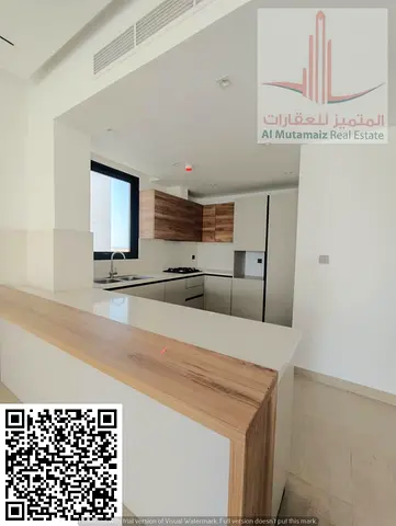 Two-bedroom apartment for rent in Al Zawra area, Ajman, overlooking the golf courses.