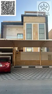 "Luxury villa for rent in Al Yasmin area, Ajman - 4 bedrooms - prime strategic location"