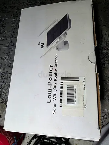 4g SIM router with solar for out door