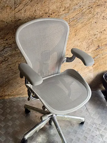 Remastered Herman Miller Office Chair Fully Options Perfect Condition Gray Color