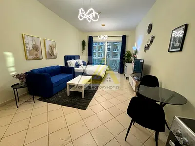 Luxury Furnished Studio | Full Amenities | Lago Vista Tower B – Production City