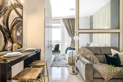 Modern Luxury Living: High-Floor Studio in Carson Tower B