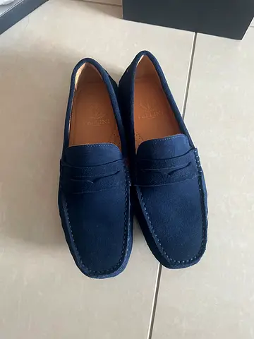 Navy Loafers Pellini