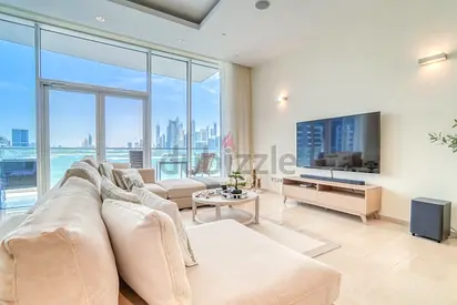 Lush Sea View Living w/ Private Beach at the Palm