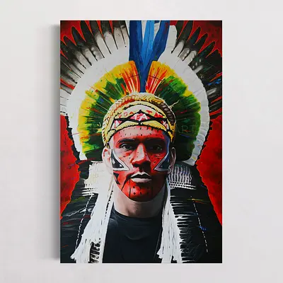 ALEX PEREIRA UFC CHAMPION ORIGINAL PAINTING 1/1