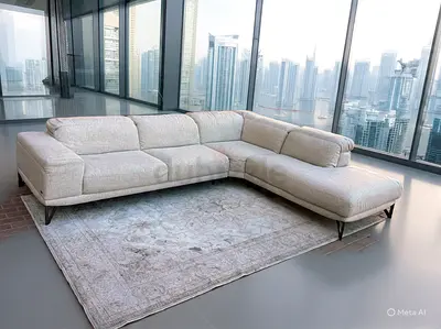 Almost like new condition Natuzzi L shape sofa