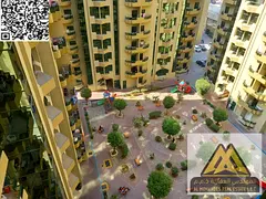Two-bedroom apartment with a master living room and balcony, excellent space, and high-quality finis