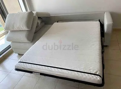 lshape ikea vimle sofa bed beige