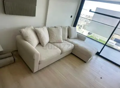 IKEA Gronlid L Shape Sofa Bed Beige Good Condition