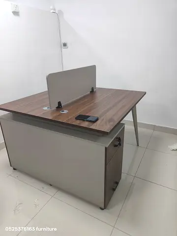 Modern Study Table with Storage