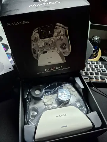 ManbaOne Interactive Screen Wireless Gaming Controller for Switch/PC/iOS/Android