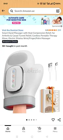 Electric Hand Massager for Pain Relief