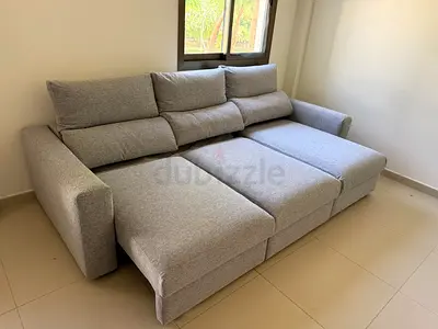 Ikea Esklstuna Lshape sofa under storage